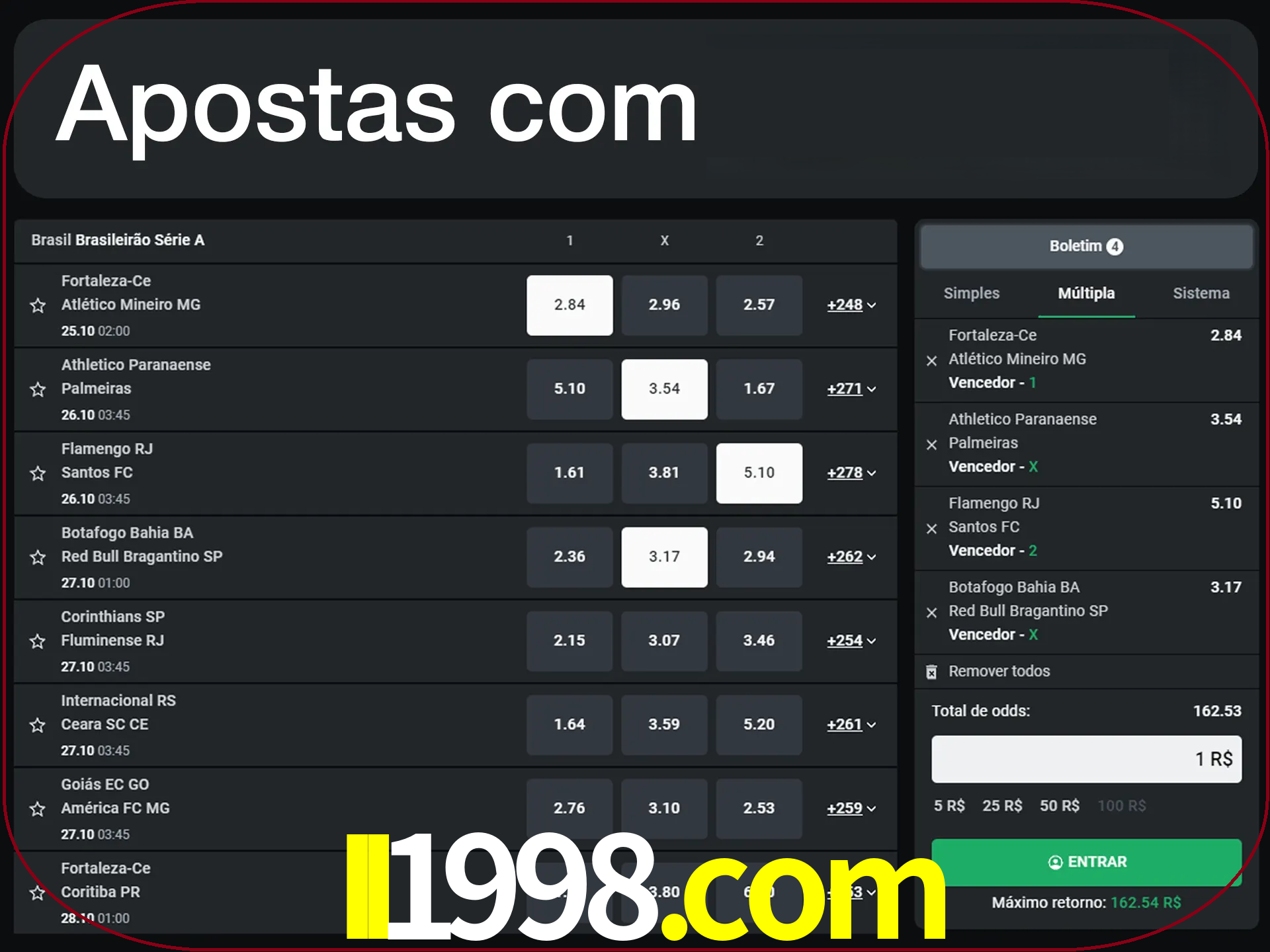Aposte em vários diciplines com LeonBet.