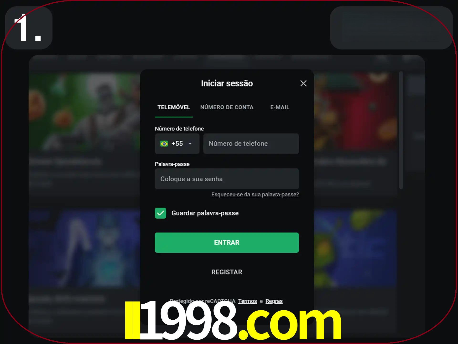 Acesse o site.